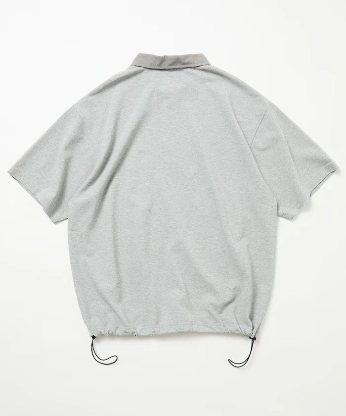 Big Silhouette Spindle Short Sleeve Tech Polo