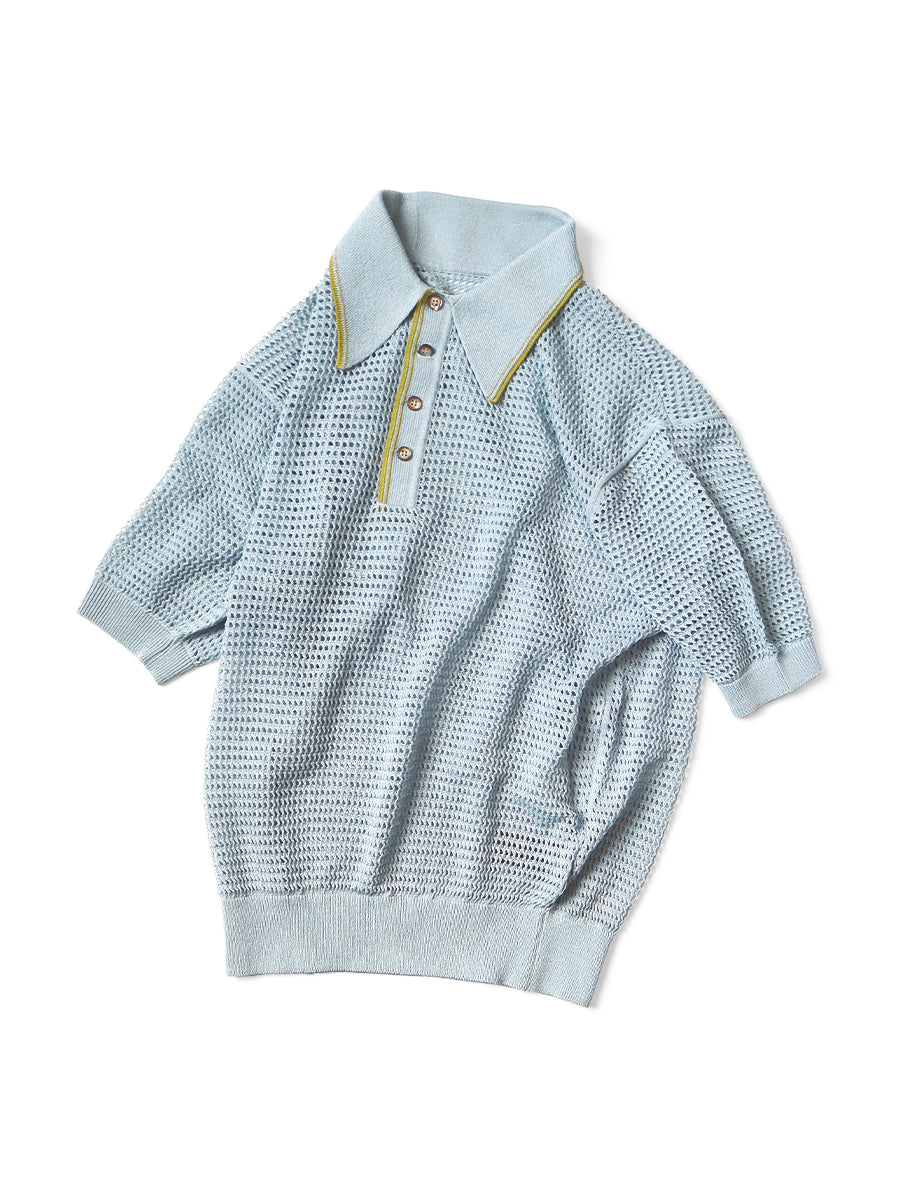 12G Mesh Knit Carol Polo
