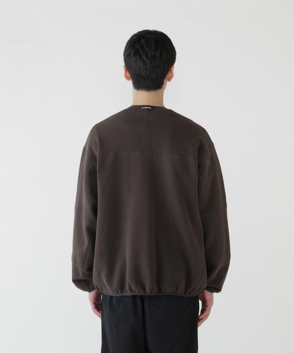 sweat cardigan