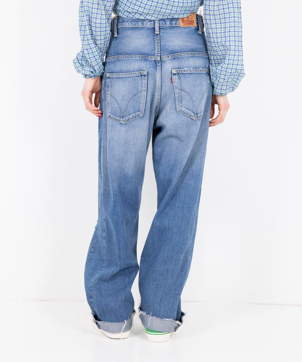 Resize Denim Straight Pants