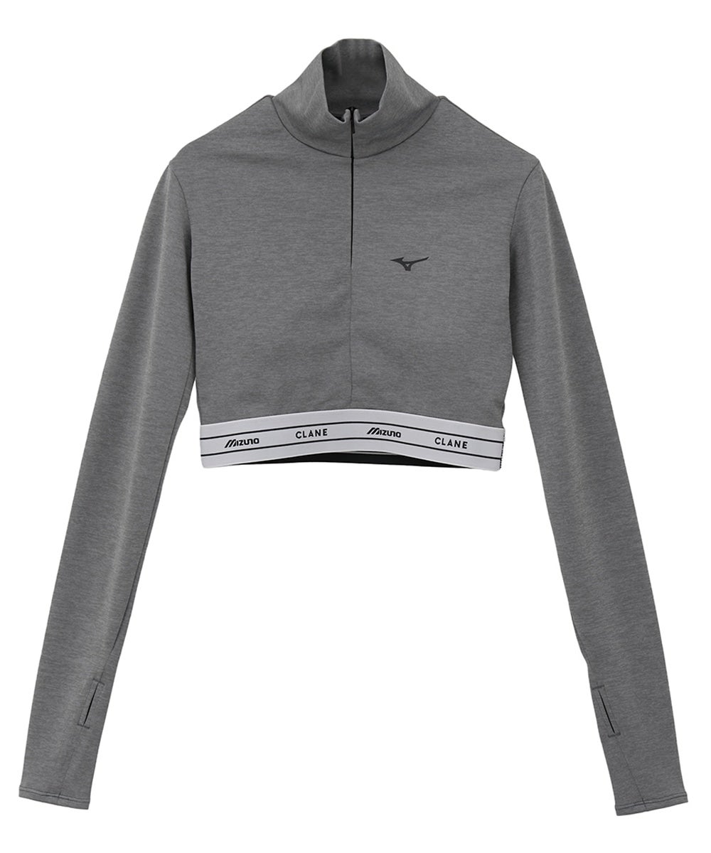 CLANE&times;MIZUNO HALF ZIP LONG SLEEVE TOPS