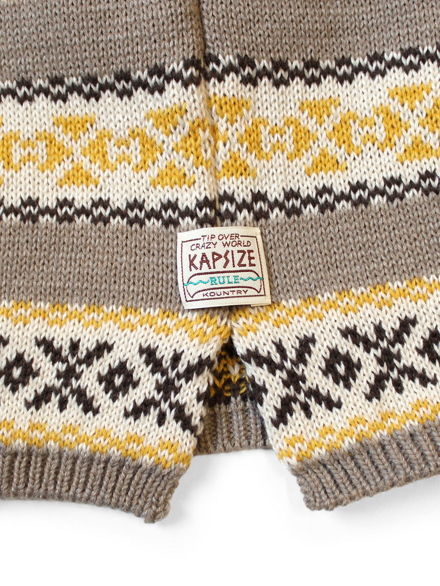 5G Wool Yellowknife Fair Isle Balaclava