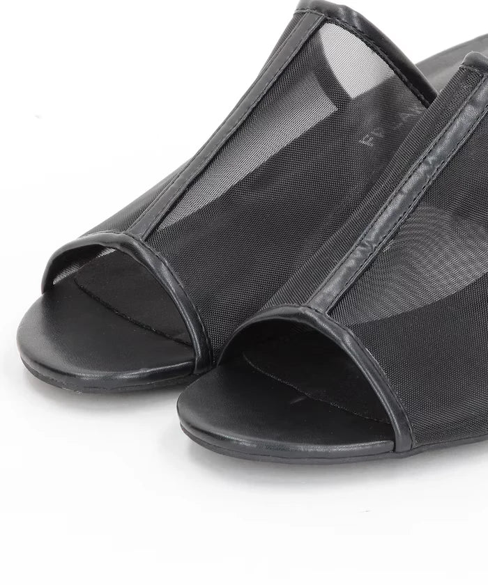 Sheer Mesh Sandal