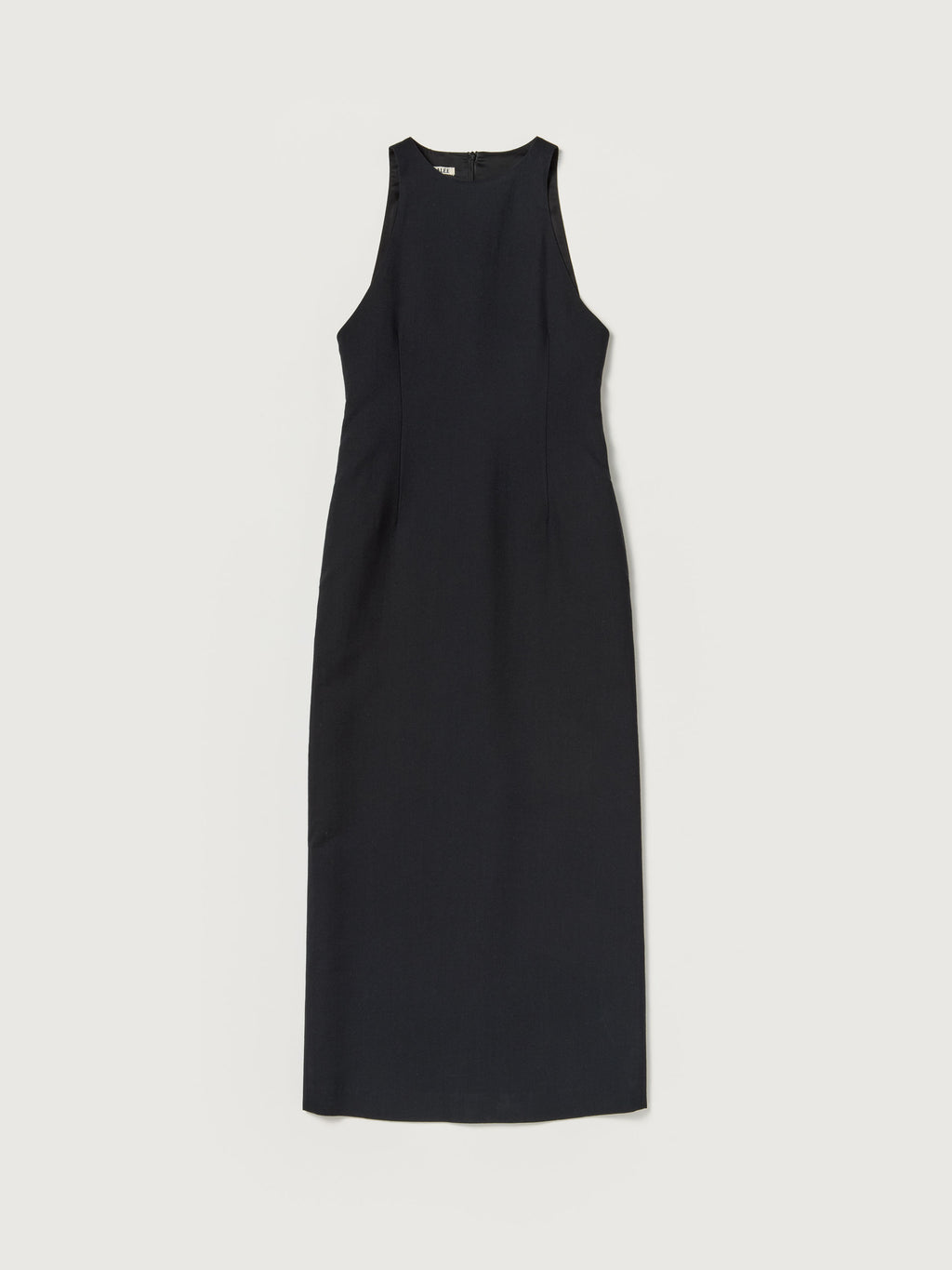 TENSE WOOL DOUBLE CLOTH SLEEVELESS DRESS
