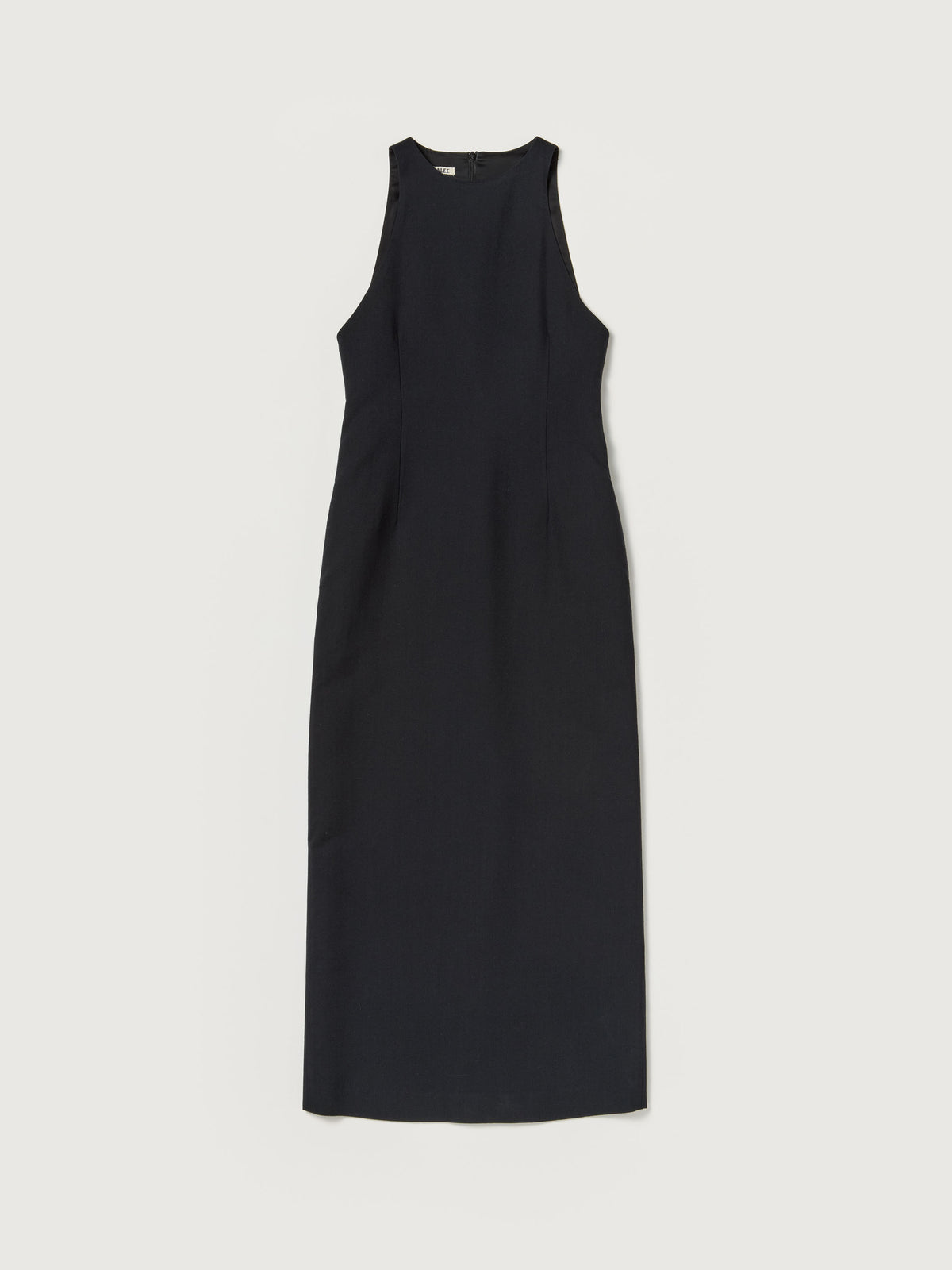TENSE WOOL DOUBLE CLOTH SLEEVELESS DRESS