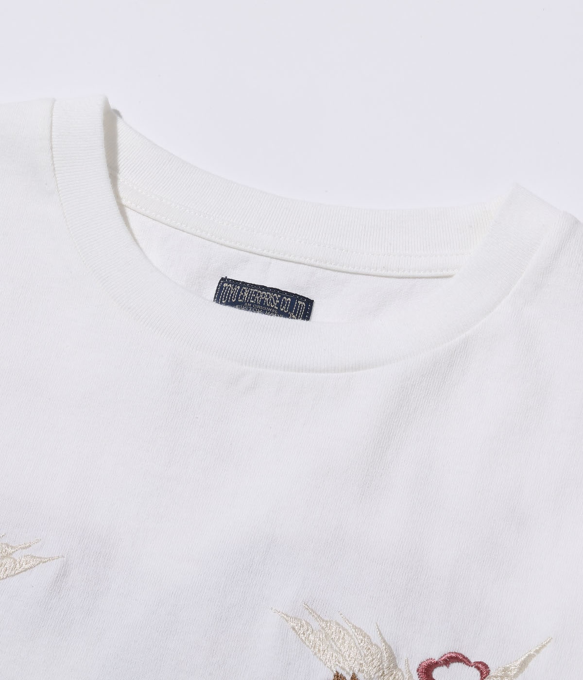SUKA T-SHIRT EMBROIDERED “EAGLE & Mt. FUJI”