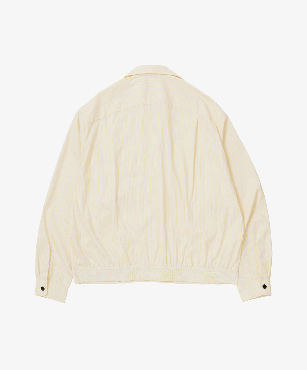 rib blouson deadstock neon yellow stripe