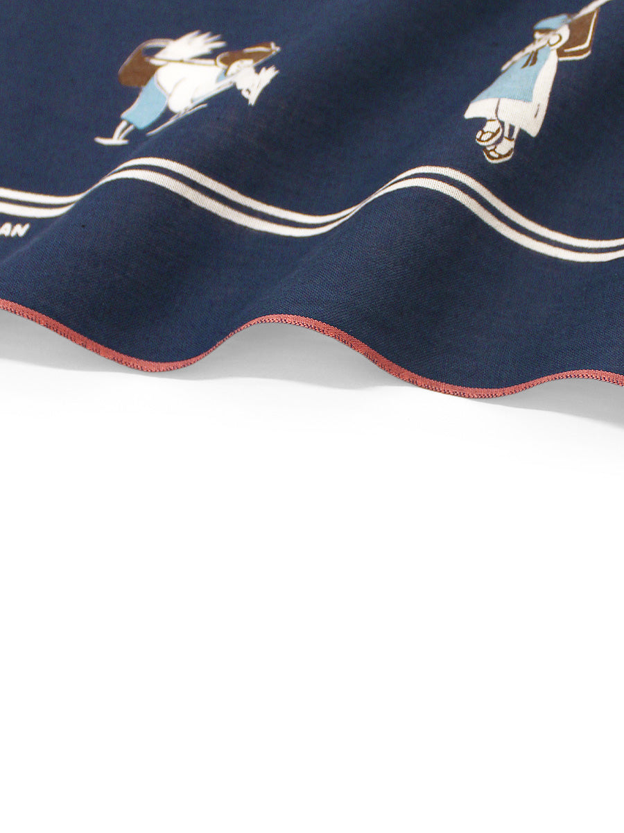 fastcolor selvedge bandana (rice planting) 20x20
