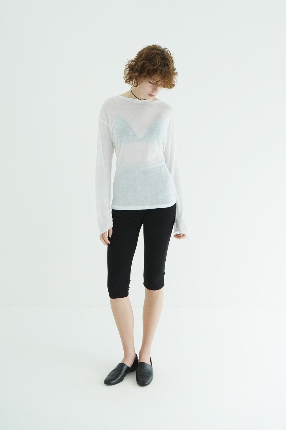 SHEER LOOSE CUT TOPS