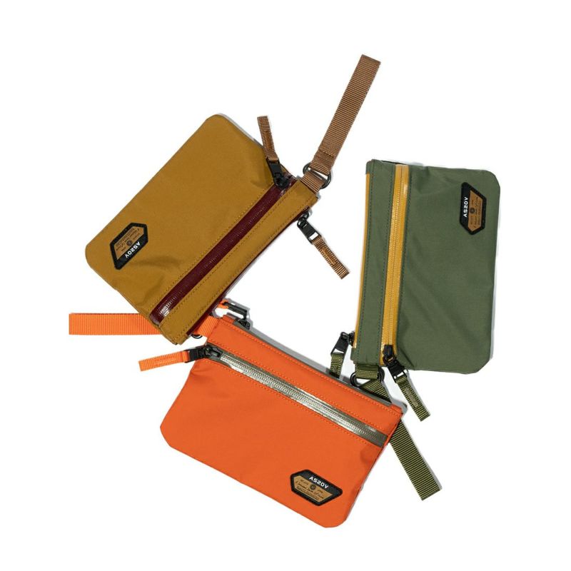 WATER PROOF FLAT POUCH Ssize/CHOCO