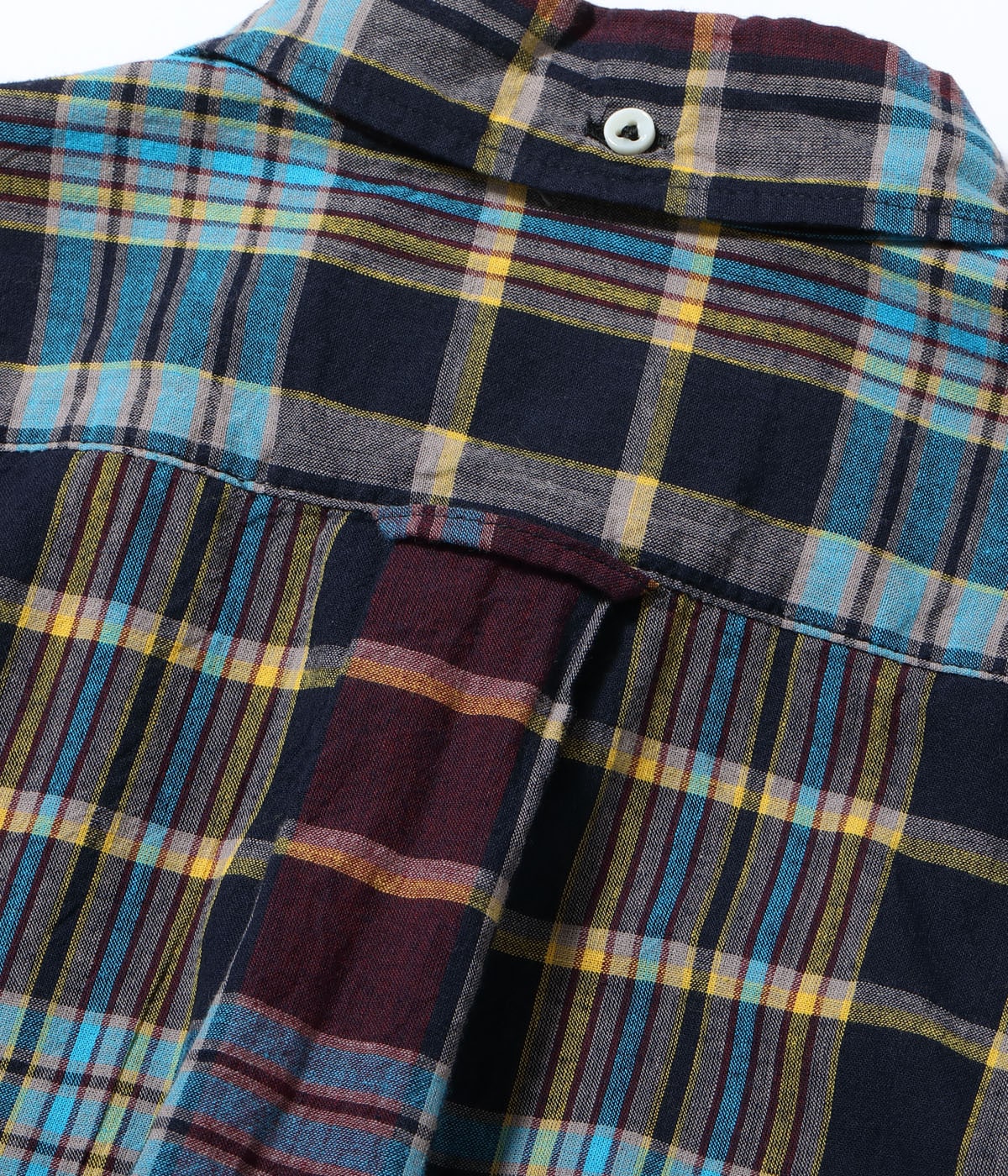 INDIA MADRAS CHECK BUTTON DOWN SHIRT