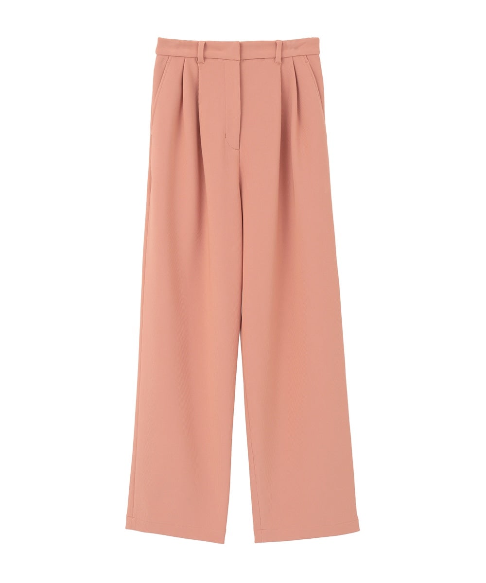 RIB STRIPE TUCK PANTS