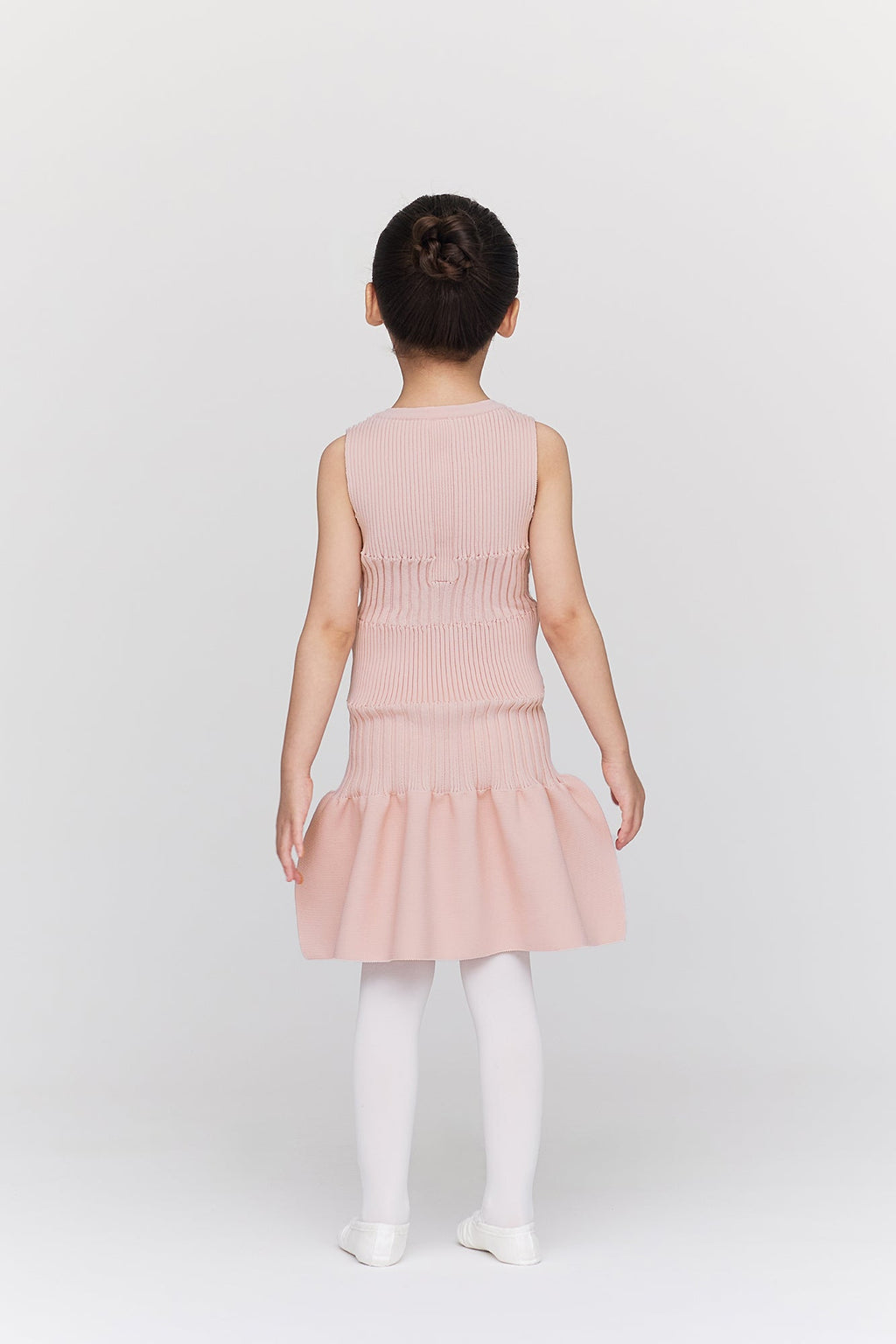 SOFT FLUTED KID SLEEVELESS DRESS
