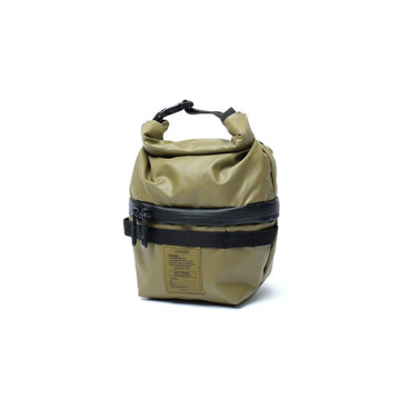 NYLON POLYCARBONATE 2ROOM POUCH sizeS/ KHAKI