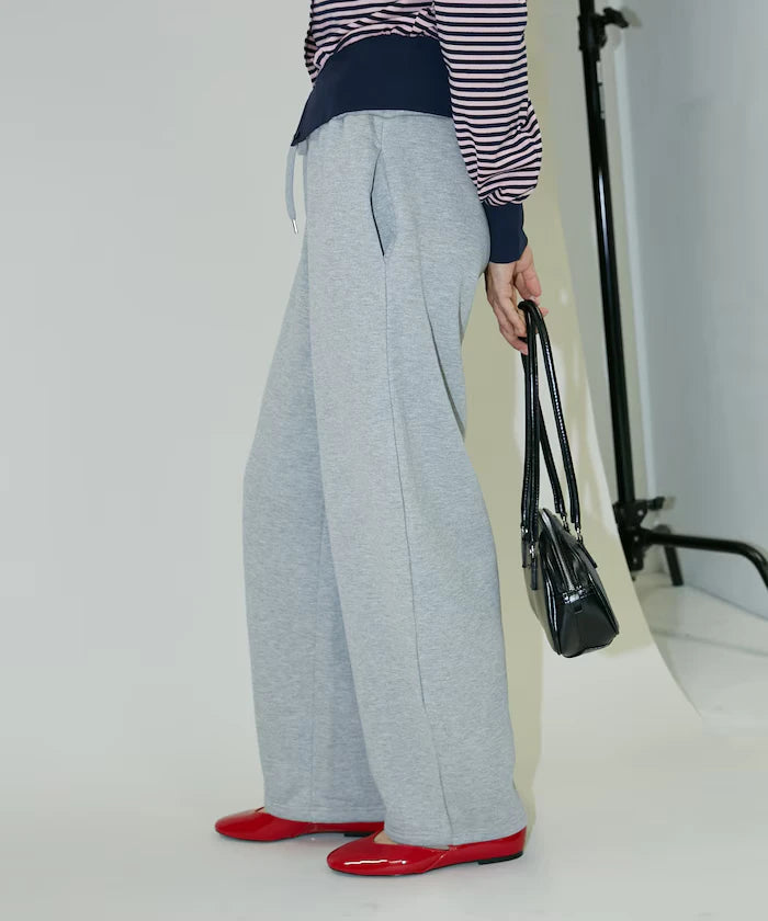Brushed Back Sweat Curve Pants Limited Edition