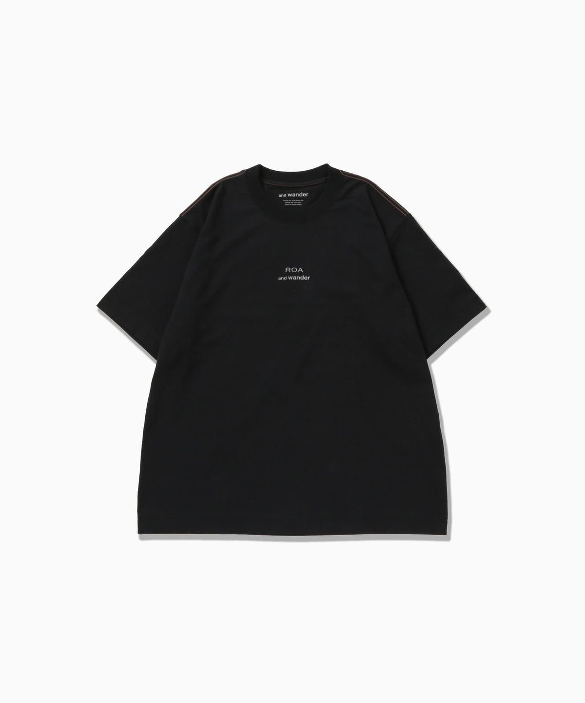 ROA × and wander  LOGO printed T