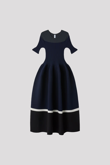 POTTERY SHORT SLEEVE DRESS