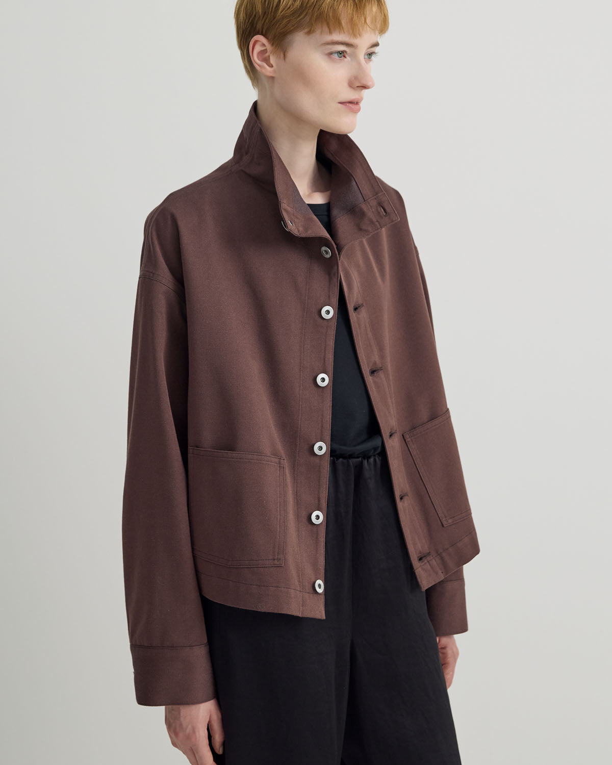FUNNEL NECK COVERALL JACKET