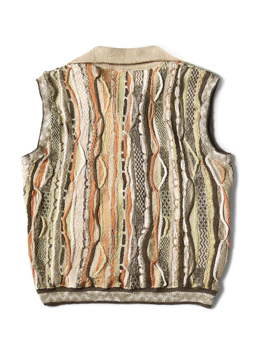 7G Knit GAUDY Half ZIP Vest