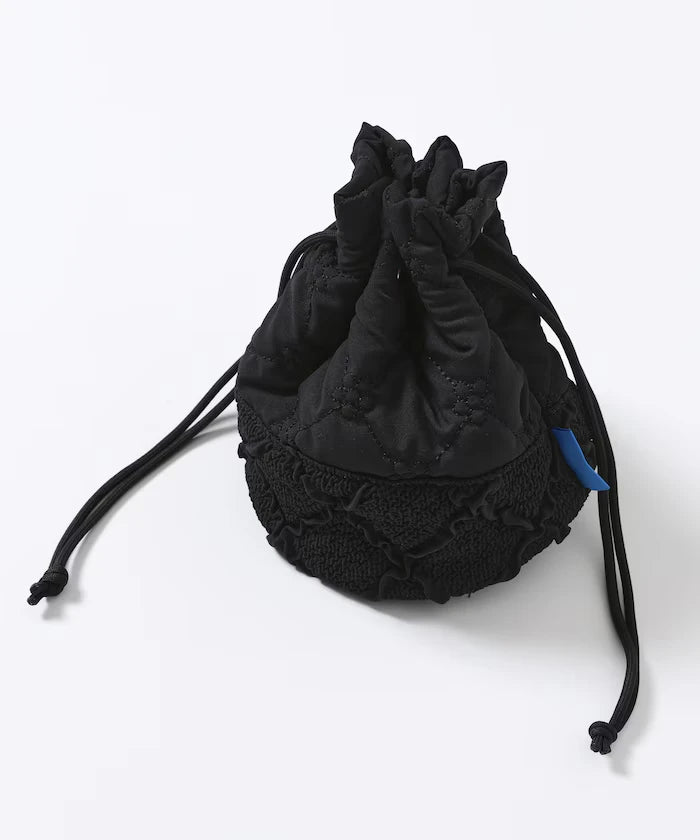 Flower Quilt Patchwork Drawstring Bag