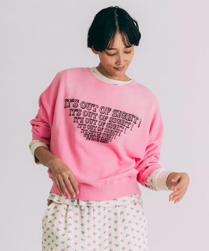 Fade Print Dolman Sweat