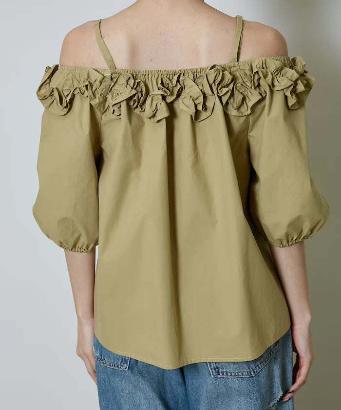 Frill Off-Shoulder Blouse Limited Edition