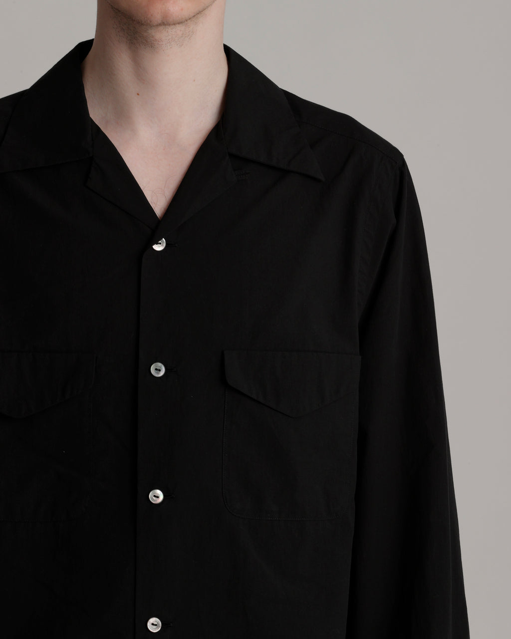 LOT.101 OPEN COLLAR SHIRT