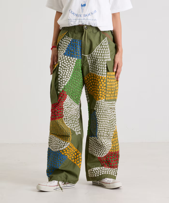 Vintage Hand-Stitched Remake Military Pants