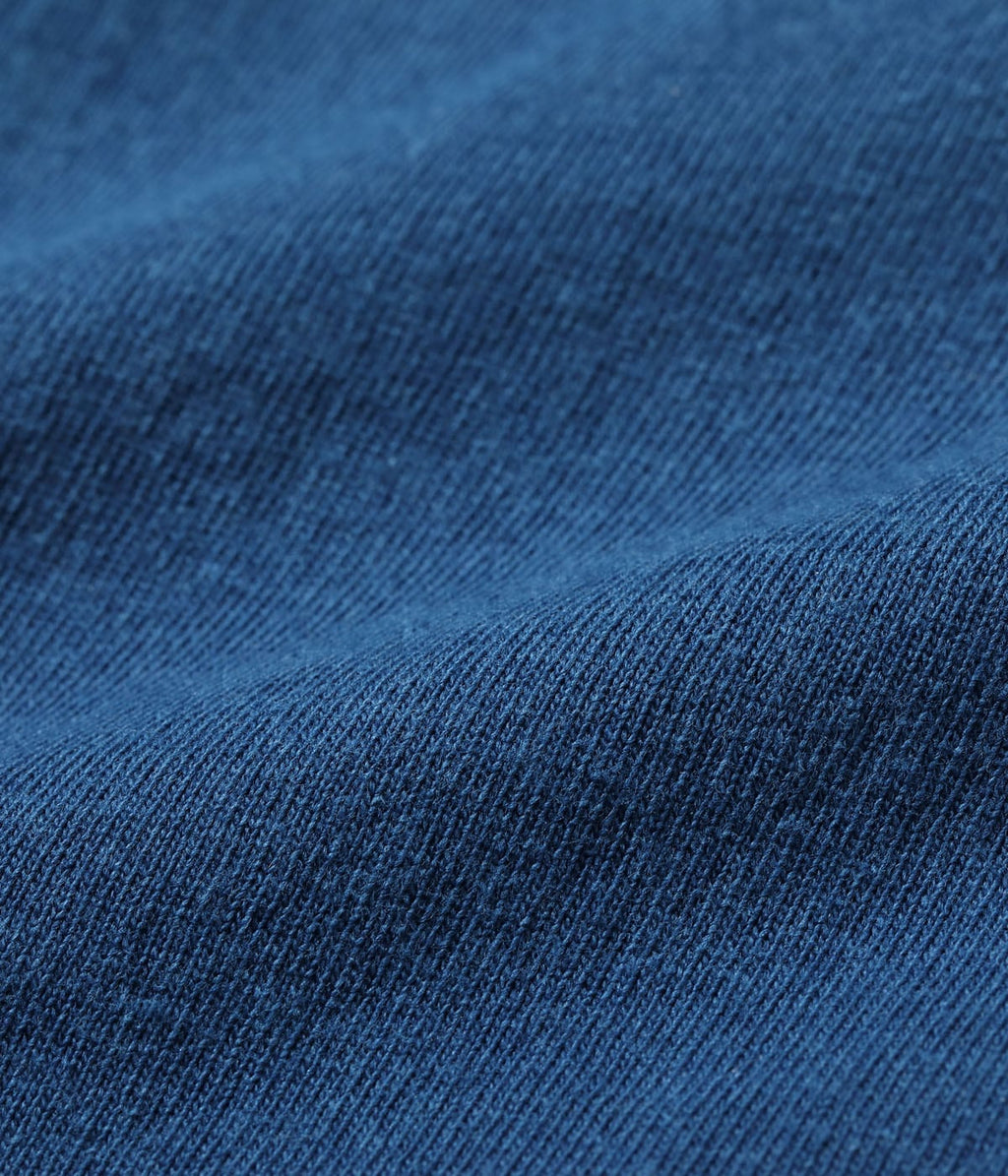 FICTION ROMANCE IDIGO DYE POCKET T-SHIRT