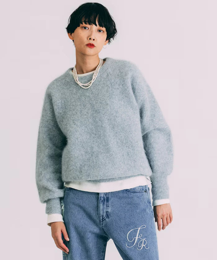 Fluffy Knit Pullover