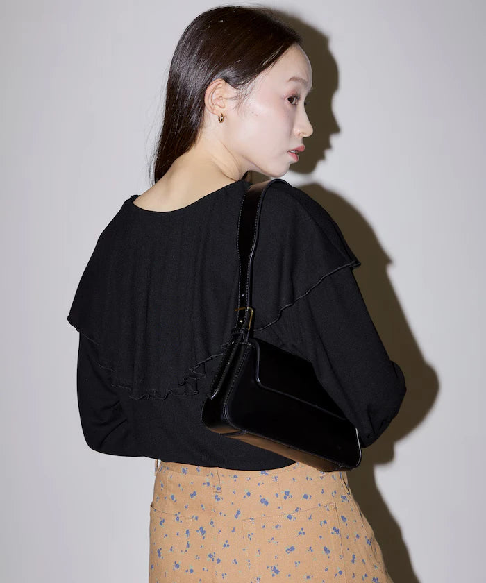 Collar Frill Ribbed Cut Sew Limited Edition