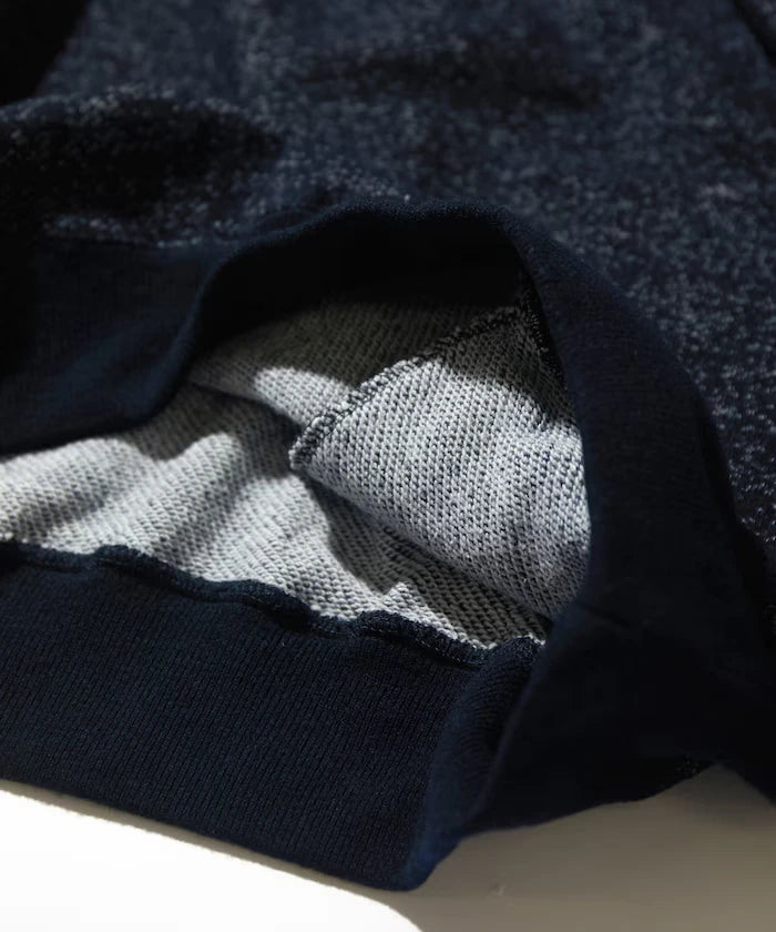 Merino Wool＋Cotton Loop Back heather Sweatshirt