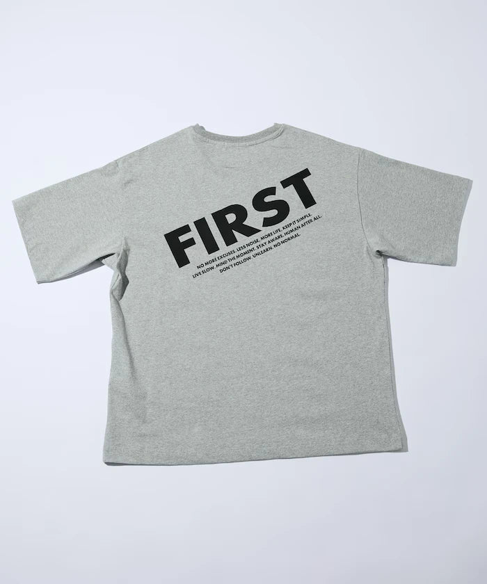 6 Ounce Front Logo Print Crew Neck T-Shirt / Back Print T-Shirt PRINT FRESH FIRST