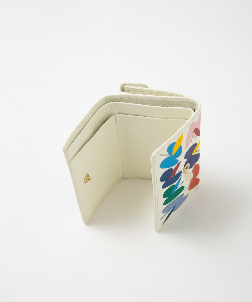 SHOGO SEKINE Collaboration Tri-Fold Wallet Ivory SMO-SKN#22