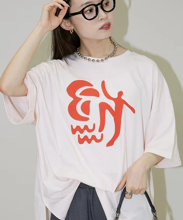Flocky Nuance Art Big T-Shirt Limited Release