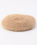 Mohair-Like Beret Hat