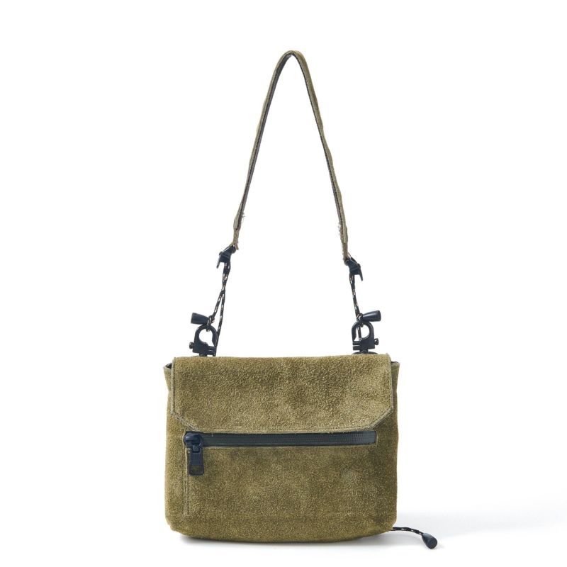 WATER PROOF SUEDE SACOCHE WALLET/KHAKI