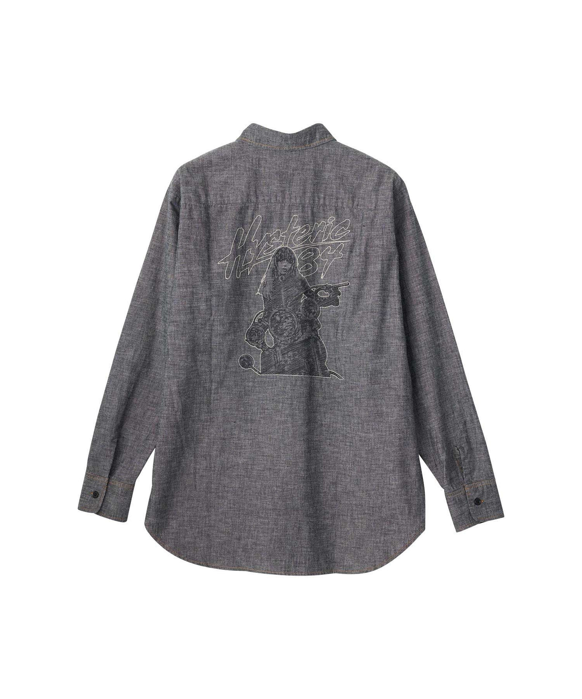 LET’S GO CRAZY Embroidered Western Shirt