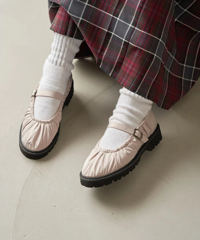 Platform Belt Ballet Shoes