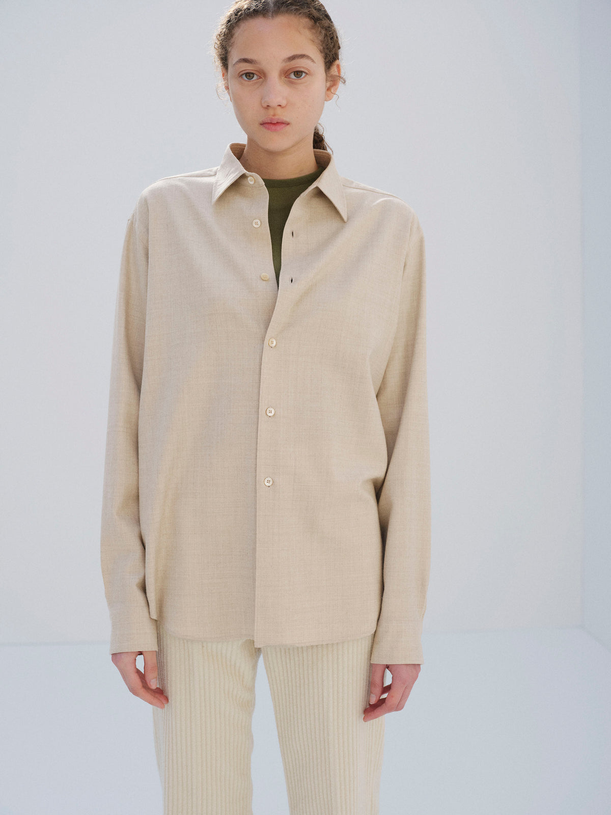 SUPER LIGHT WOOL SHIRT