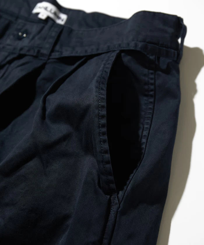 Extra Long Staple Organic Cotton 2 Tuck Chino Shorts