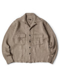 7G Shaggy Knit Board Shirt