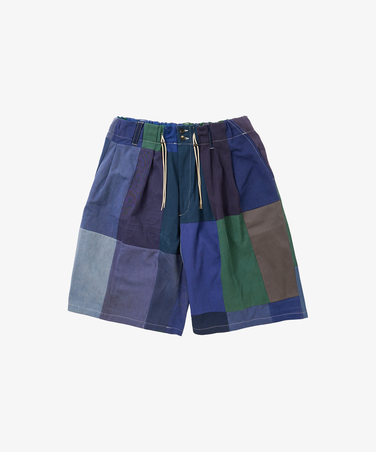 circular shorts bleu de travail one