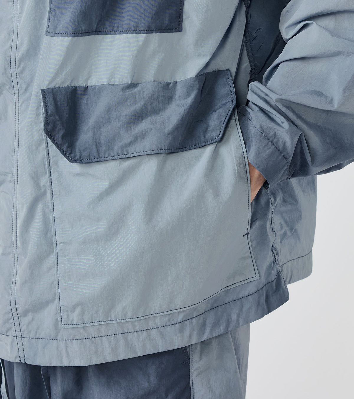 Uneven Dyed Field Mountain Parka