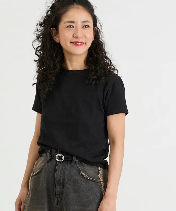Eyelet Mini Sweat Short Sleeve T-Shirt