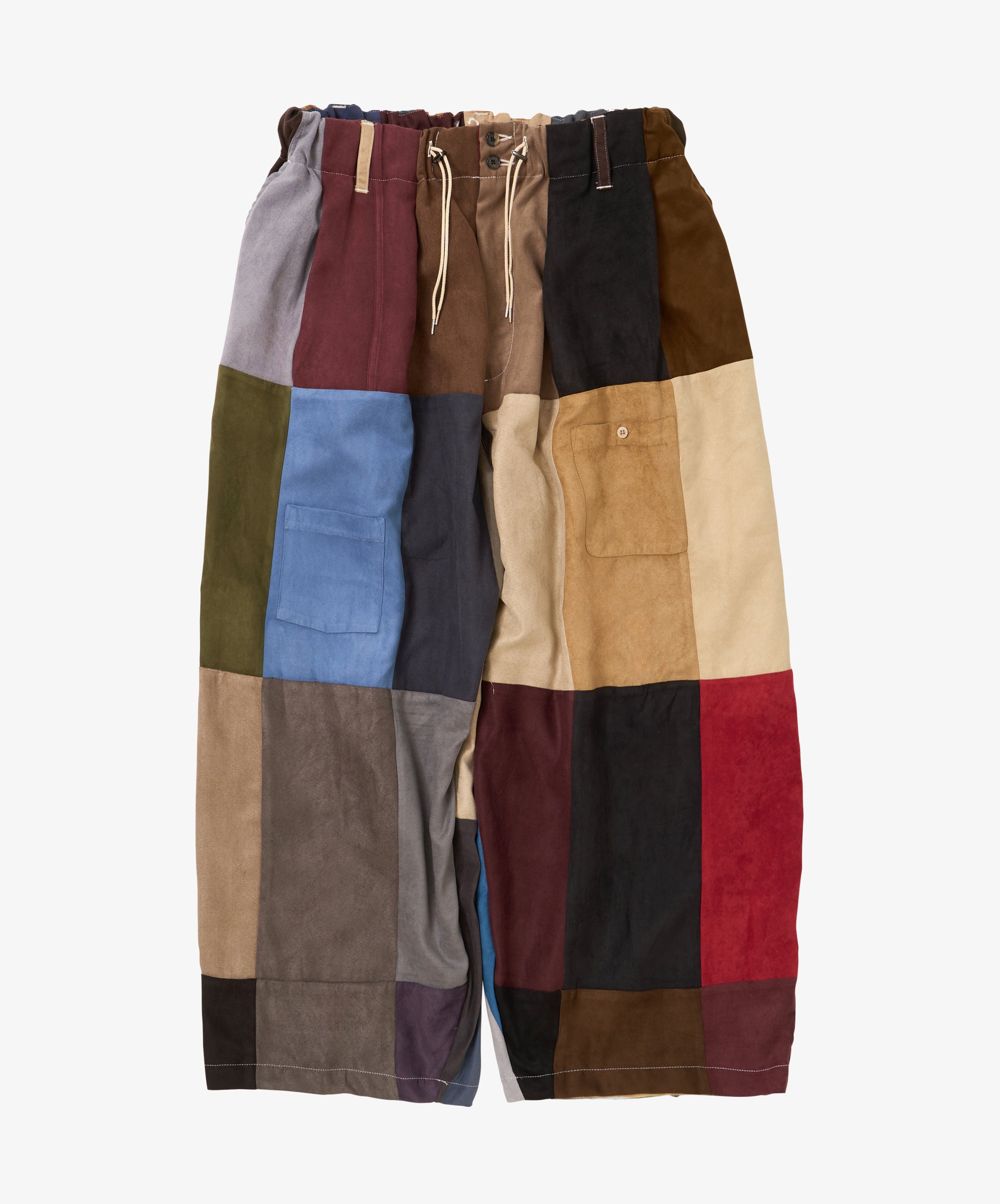 circular pants faux suede twelve