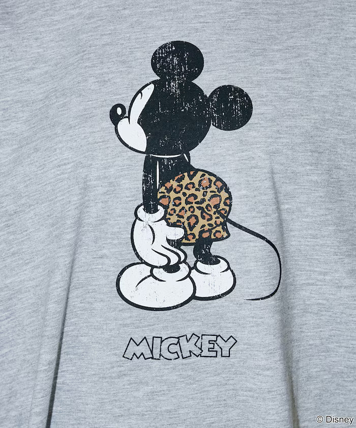 <Functional Material>Mickey Mouse & Minnie Mouse/Face T-Shirt Limited Edition