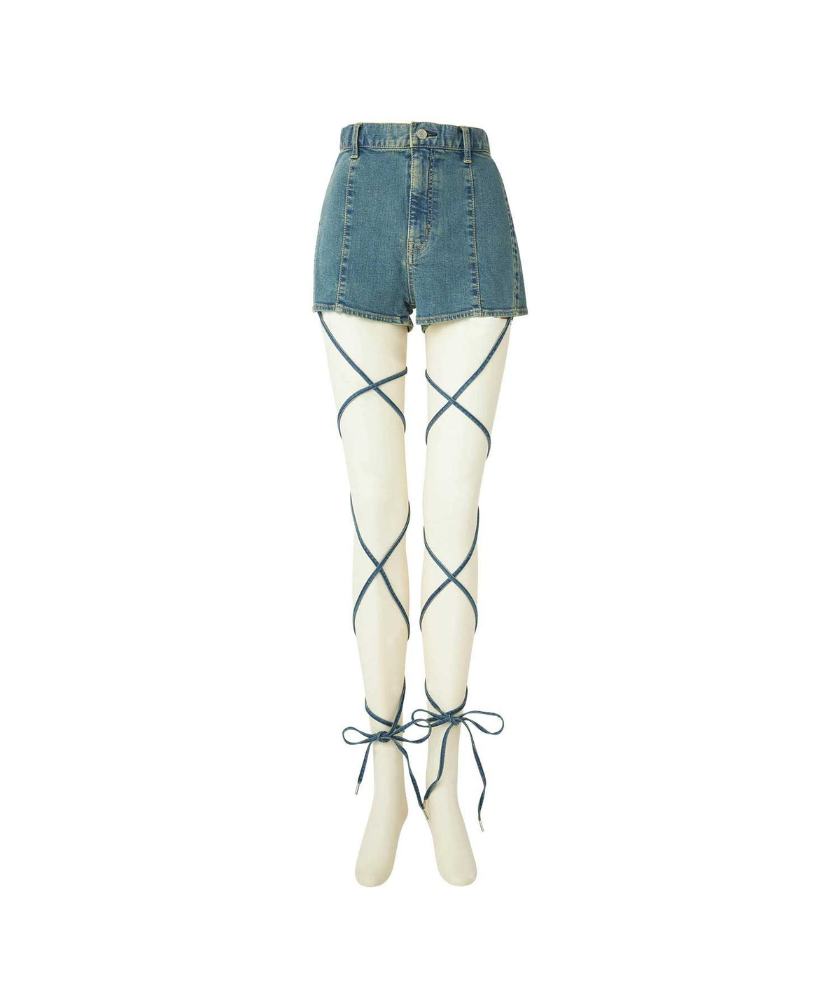 Side Gather Leg Wrap Short Pants