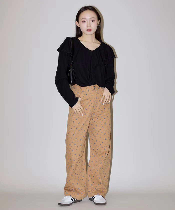 Collar Frill Ribbed Cut Sew Limited Edition