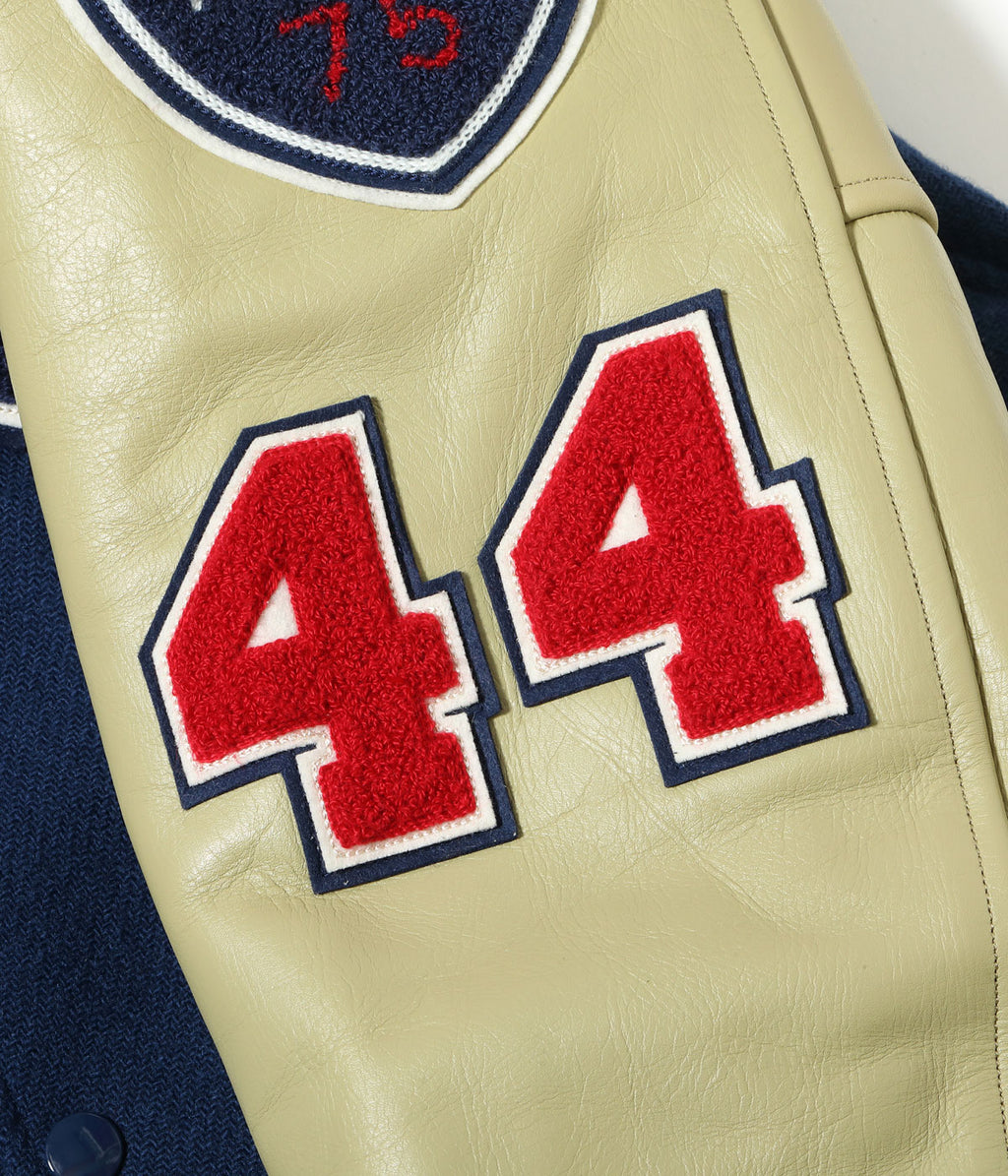 30oz. WOOL MELTON AWARD JACKET “FIGHTING CONDORS” (NAVY)